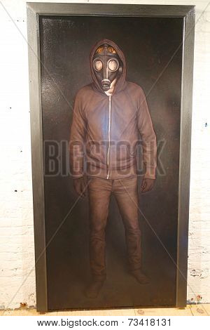 Mural art at East Williamsburg in Brooklyn