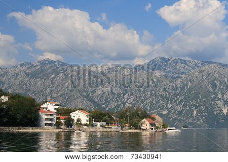 The Picturesque Village Stoliv On The Bay Of Kotor In Montenegro