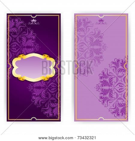 Vector Invitation Card With Frame