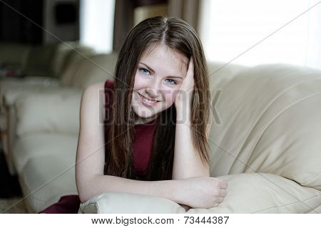 Young Girl Smiling