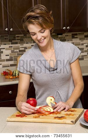 Woman With Apples