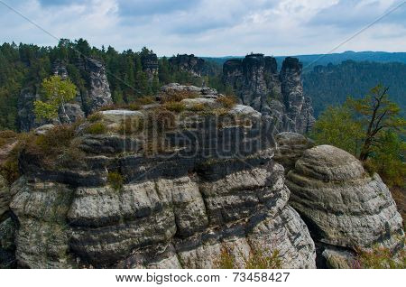 Saxony rocks, Germany.
