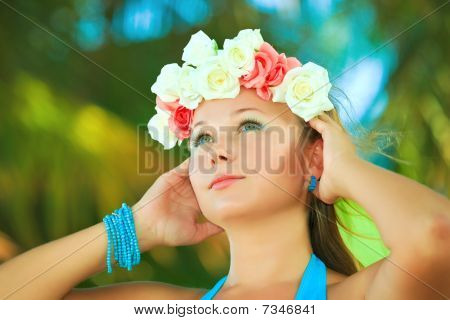 Coroa de flores