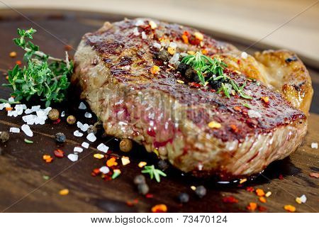 grilled steak