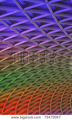 Ceiling arches, Kings Cross Station