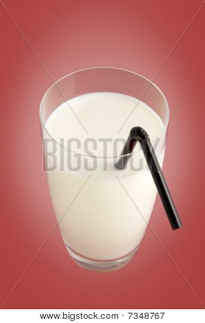 Glas mjölk