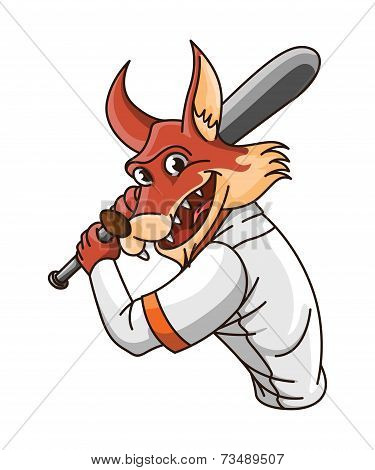 wolf base ball player