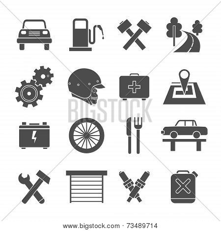 Auto Service Icons Set