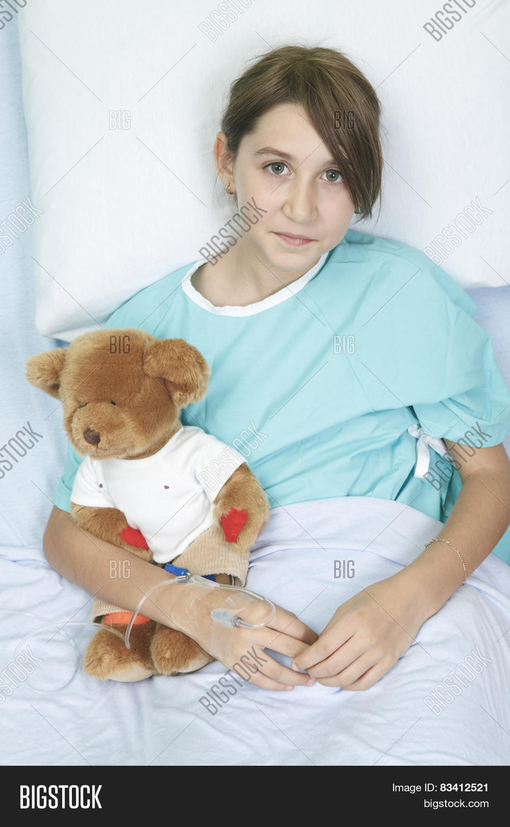 Little Girl Hospital Image & Photo (Free Trial) Bigstock