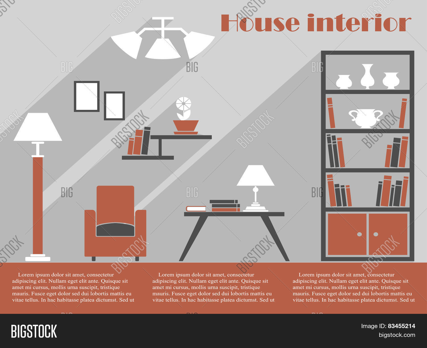 House Interior Design Vector & Photo (Free Trial) | Bigstock