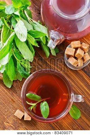 tea with mint