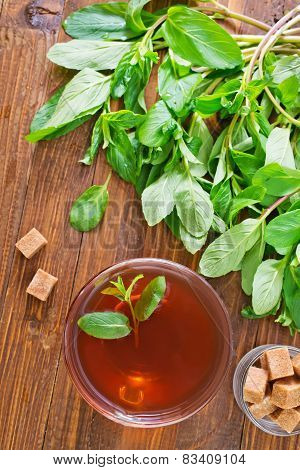 tea with mint