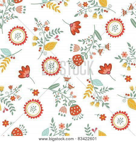 Spring floral pattern