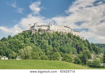 Hohensalzburg Castle (festung Hohensalzburg) At Salzburg, Austri