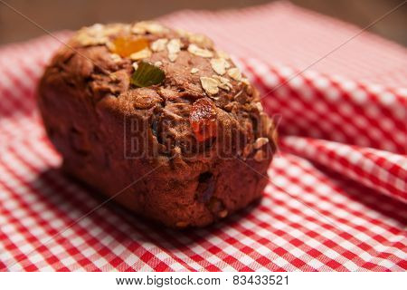 Rich fruit and nut cake