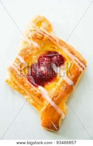 Cherry Danish Pastry  Breakfest Sweet