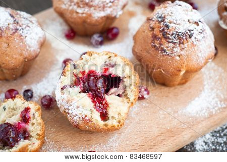 Cake With Black Currant Jam