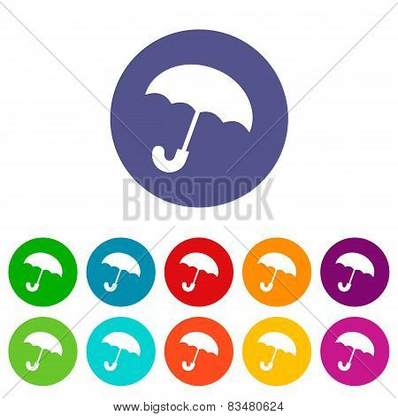 Umbrella flat icon