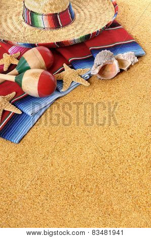 Mexican Or Spanish Beach Background