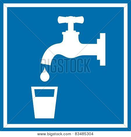 Drinking water sign