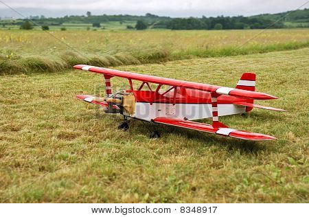 Modello di velivolo atterrato