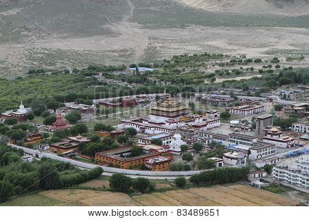 View Of The Buddhist Monastery Samye