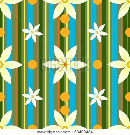 Flowers And Stripes