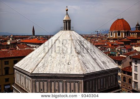 Bapistry z Itálie Florencie Giottova zvonice