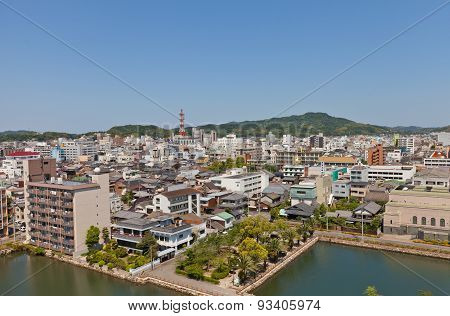 View Of Imabari Town, Shikoku Island, Japan