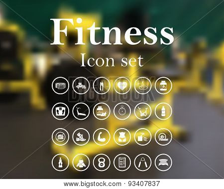 Fitness Icon Set