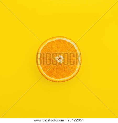 slice of orange fruit