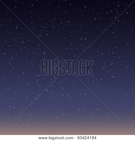 A beautiful starry sky