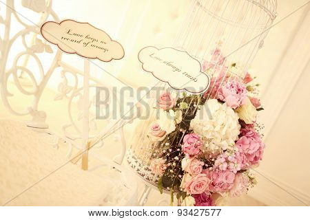 Beautiful Wedding Flowers With Qoutes About Love