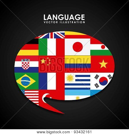 language poster design
