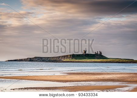 Dunstanburgh Castle From Embleton Bay