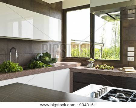 lüks modern mutfak