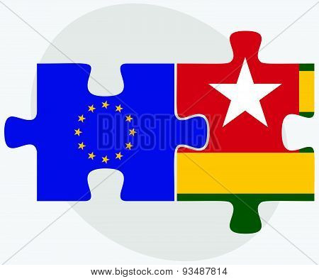 European Union And Togo Flags
