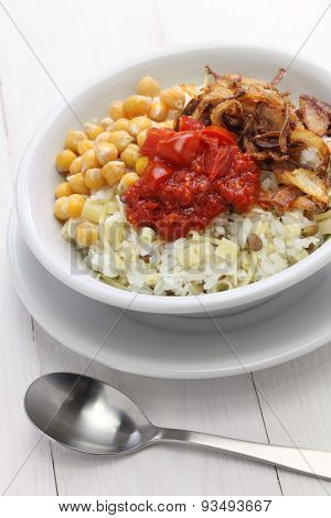 kushari, koshari, egyptian food