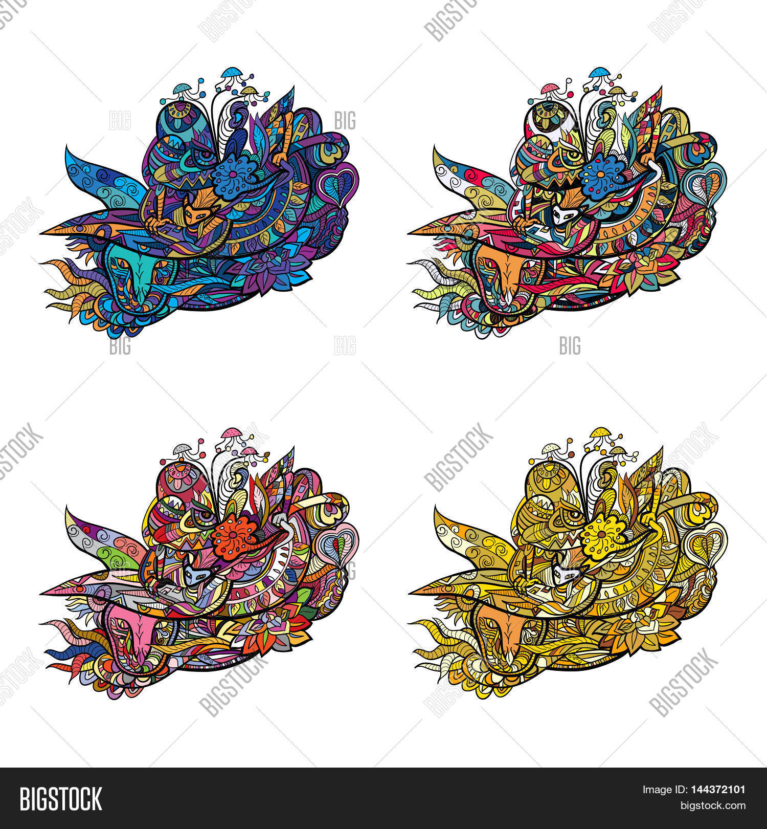 Line Art Coloring Image & Photo (Free Trial) Bigstock