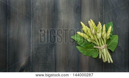 Moonflower On Wooden