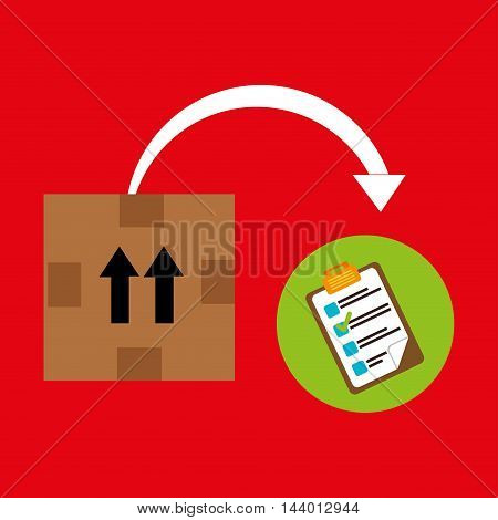 box pack carton delivery vector illustration eps 10