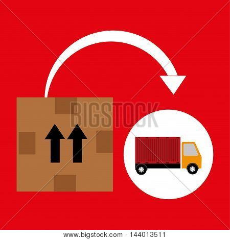 box pack carton delivery vector illustration eps 10