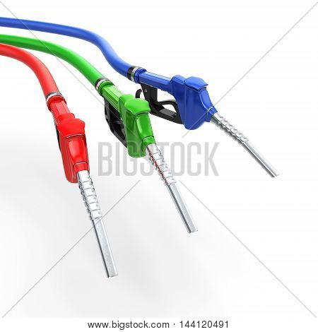 3D Rendering Refueling Nozzle