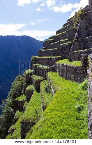 Farming Terraces In Machu Pichu