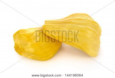 Ripe Jackfruit isolated on white background food