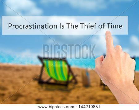 Procrastination is the thief of time essay