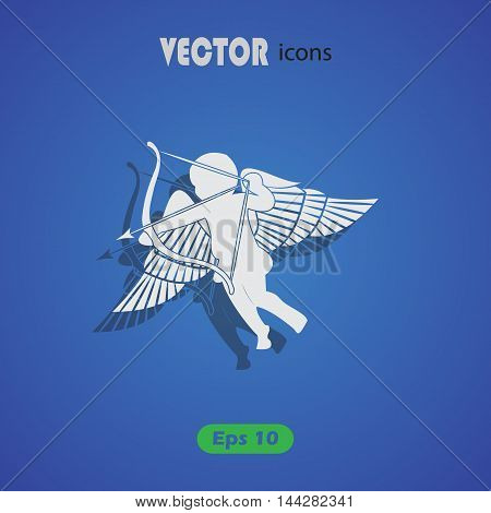Cupid - Valentine's Day vector icon for web and mobile