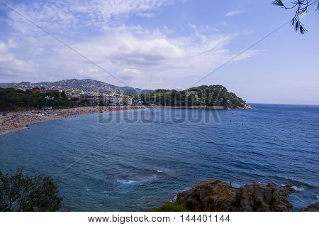 Beautiful Landscape Of The Sea Coast.