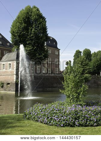 the Castle of Ahaus in the german muensterland