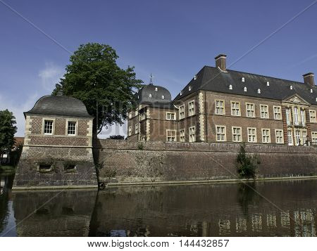 the Castle of Ahaus in the german muensterland